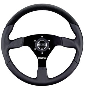 SPARCO ohjauspyörä, L505 (350/-mm), Nahka/Alcantara