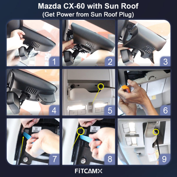 FitcamX autokamera, Mazda CX-60 (2022-2024)-3