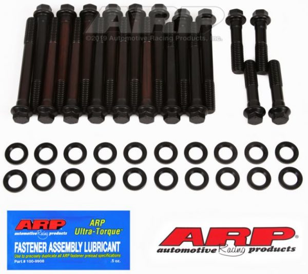 ARP vahvistetut kannenpultit, Pontiac, 400, 428, 455, Edelbrock heads.