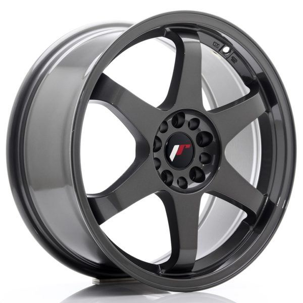 JR Wheels JR3 18x8 ET30 5x114/120 Gun Metal