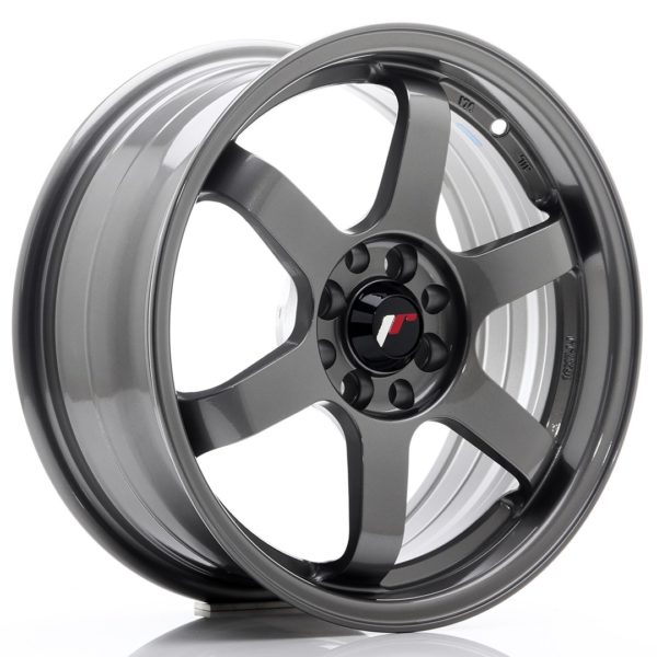 JR Wheels JR3 16x7 ET25 4x100/108 Gun Metal