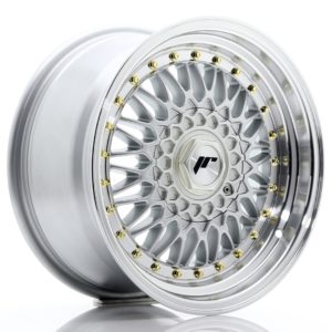 JR Wheels JR9 16x8 ET25 5x100/114,3 Silver w/Machined Lip