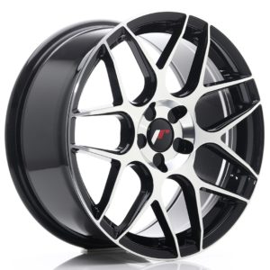 JR Wheels JR18 18x8,5 ET35-45 5H (Custom PCD) Black Machined