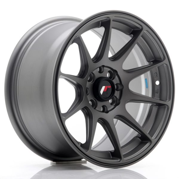 JR Wheels JR11 15x8 ET25 4x100/108 Matt Gun Metal