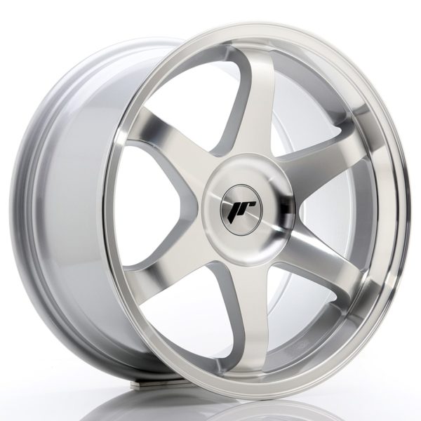 JR Wheels JR3 18x9 ET35-40 (Custom PCD) Silver Machined Face