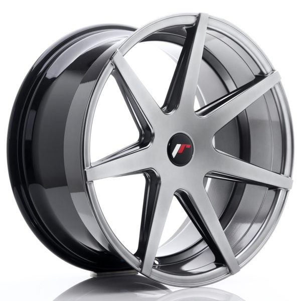 JR Wheels JR20 20x10 ET20-40 5H (Custom PCD) Hyper Black