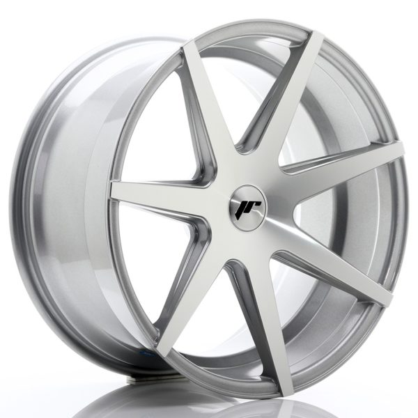 JR Wheels JR20 20x10 ET20-40 5H (Custom PCD) Silver Machined