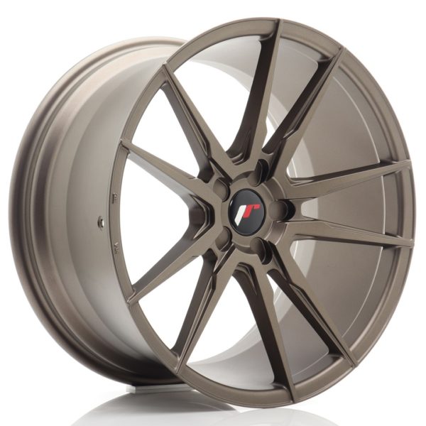 JR Wheels JR21 20x10 ET20-40 5H (Custom PCD) Matt Bronze