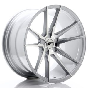 JR Wheels JR21 20x11 ET20-30 5H (Custom PCD) Silver Machined Face