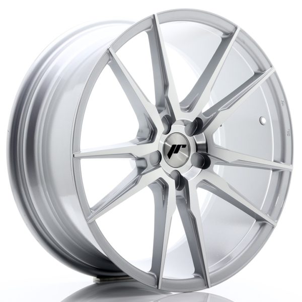 JR Wheels JR21 20x8,5 ET20-40 5H (Custom PCD) Silver Machined Face