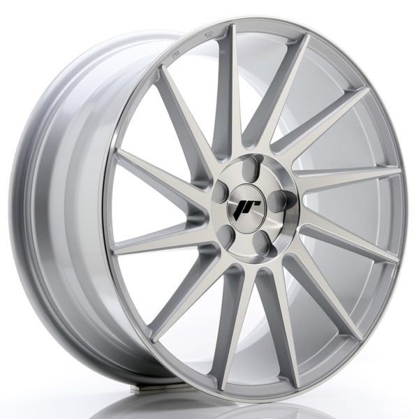 JR Wheels JR22 19x8,5 ET35-43 5H (Custom PCD) Silver Machined Face