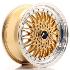 JR Wheels JR9 17x7,5 ET20 (Custom PCD) Gold w/Machined Lip