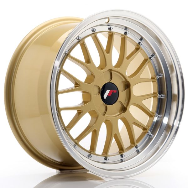 JR Wheels JR23 18x9,5 ET25-48 5H (Custom PCD) Gold w/Machined Lip