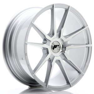 JR Wheels JR21 18x8,5 ET20-40 (Custom PCD) Silver Machined