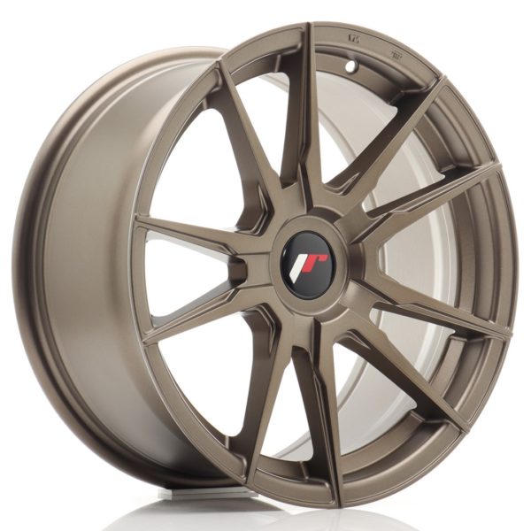 JR Wheels JR21 17x8 ET35 (Custom PCD) Matt Bronze