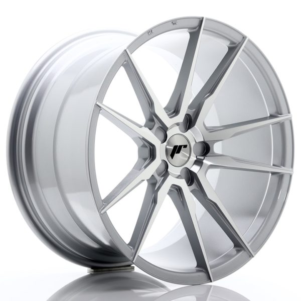 JR Wheels JR21 20x11 ET30-50 5H (Custom PCD) Silver Machined Face