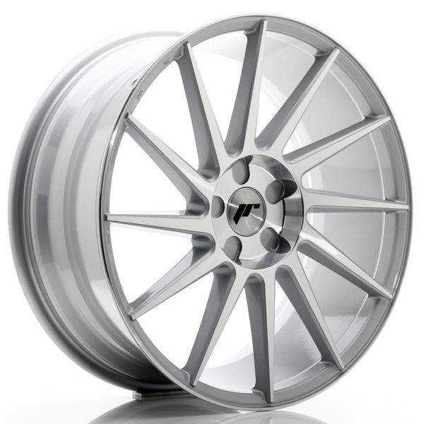 JR Wheels JR22 20x8,5 ET20-40 5H (Custom PCD) Silver Machined Face