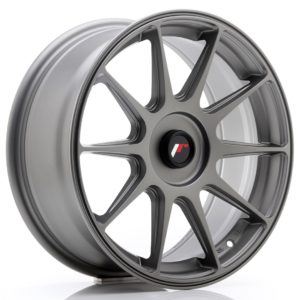 JR Wheels JR11 17x7,25 ET35-40 (Custom PCD) Matt Gun Metal