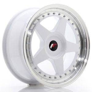 JR Wheels JR6 17x8 ET20-35 (Custom PCD) White