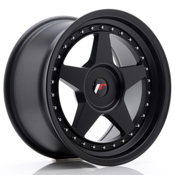 JR Wheels JR6 17x9 ET20-35 (Custom PCD) Matt Black