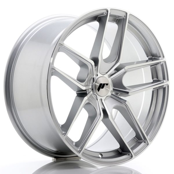 JR Wheels JR25 19x9,5 ET20-40 5H (Custom PCD) Silver Machined Face