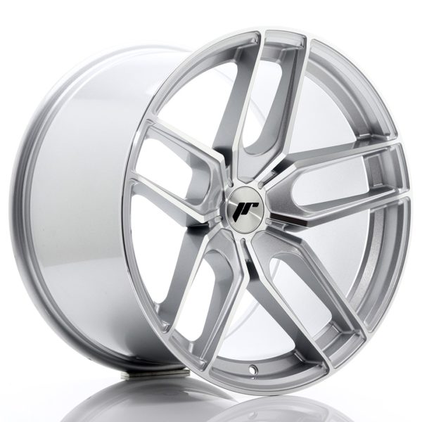 JR Wheels JR25 19x11 ET20-40 5H (Custom PCD) Silver Machined Face