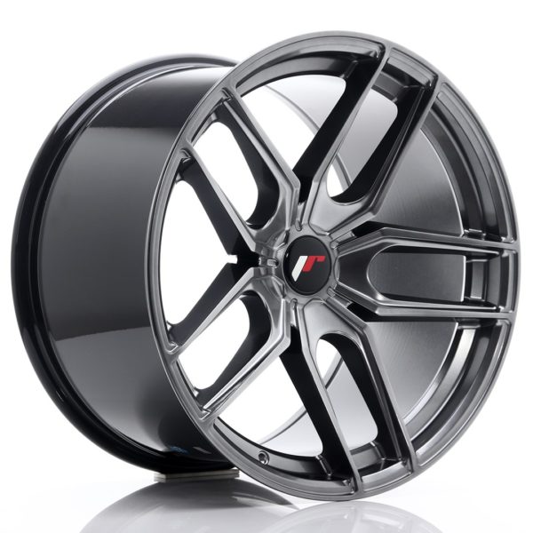 JR Wheels JR25 19x11 ET20-40 5H (Custom PCD) Hyper Black