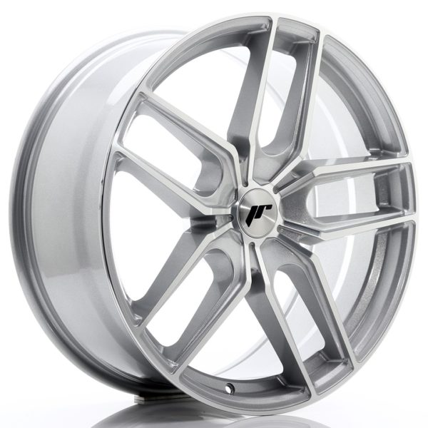 JR Wheels JR25 20x8,5 ET20-40 5H (Custom PCD) Silver Machined Face