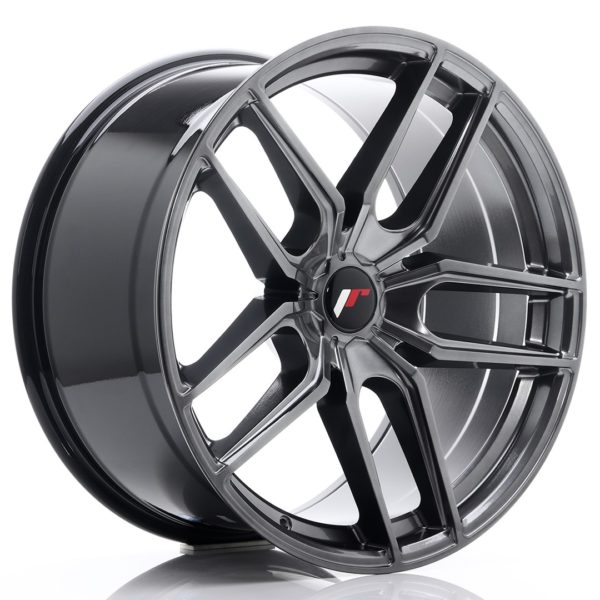 JR Wheels JR25 20x10 ET20-40 5H (Custom PCD) Hyper Black