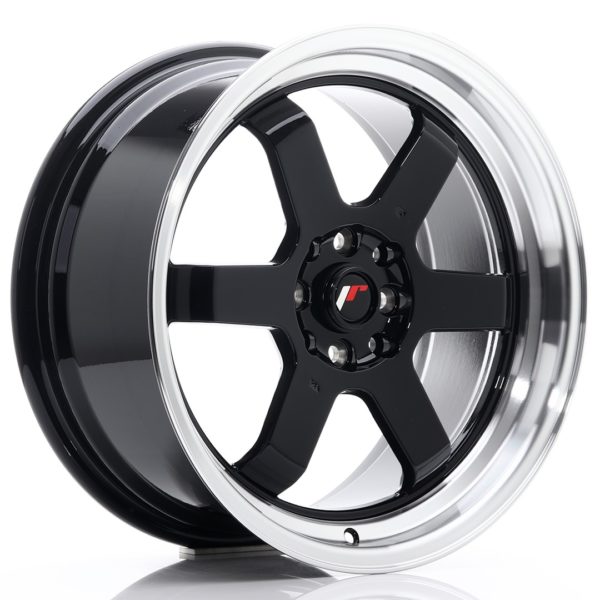 JR Wheels JR12 17x8 ET35 5x112/120 Gloss Black