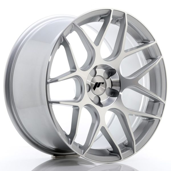 JR Wheels JR18 19x9,5 ET20-35 5H (Custom PCD) Silver Machined