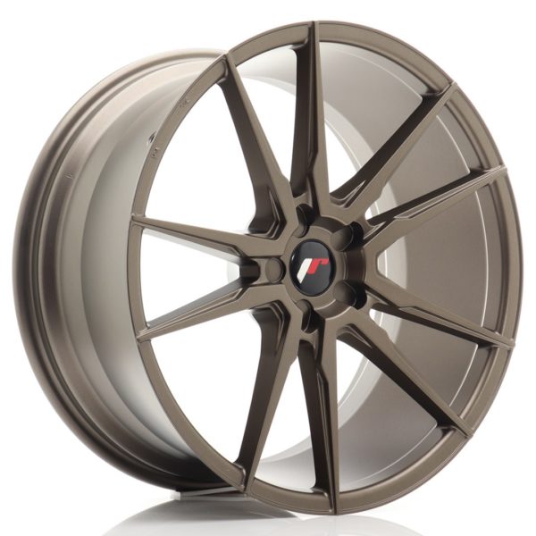 JR Wheels JR21 21x10 ET15-48 5H (Custom PCD) Matt Bronze