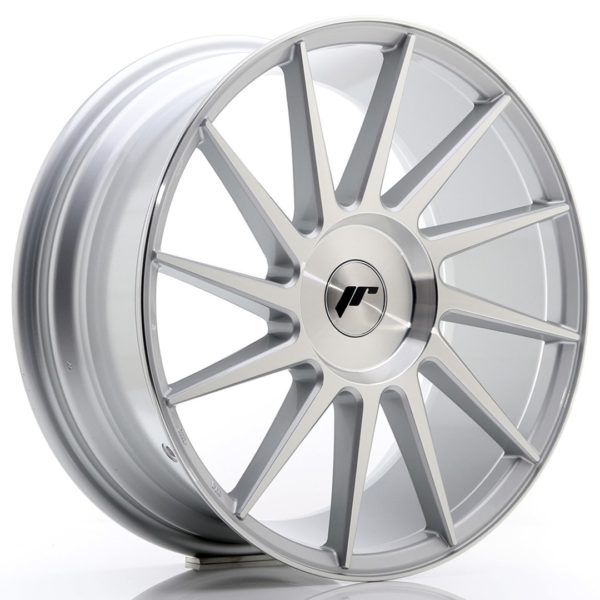 JR Wheels JR22 18x7,5 ET35-42 (Custom PCD) Silver Machined Face