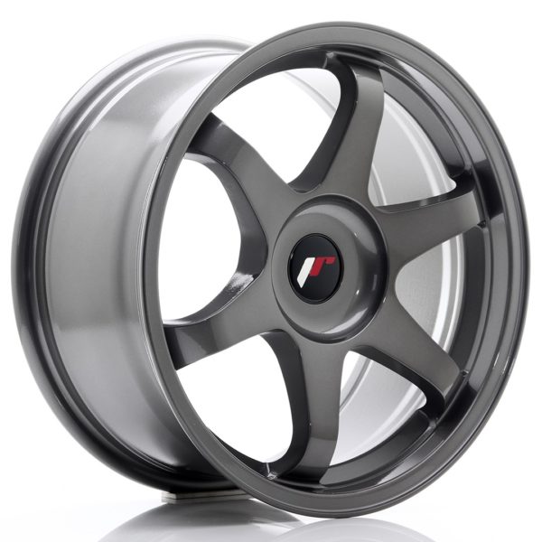 JR Wheels JR3 17x8 ET35 (Custom PCD) Gun Metal