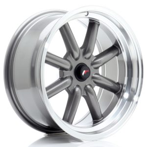 JR Wheels JR19 17x8 ET-20-0 (Custom PCD) Gun Metal