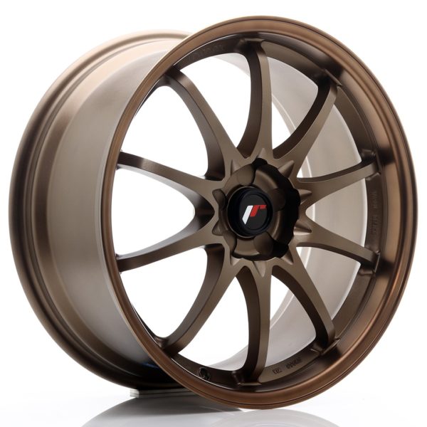 JR Wheels JR5 19x8.5 ET43 5H (Custom PCD) Dark Anodized Bronze