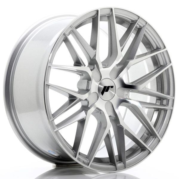 JR Wheels JR28 18x8,5 ET20-40 5H (Custom PCD) Silver Machined Face