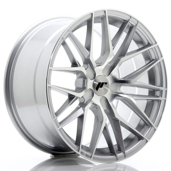 JR Wheels JR28 18x9,5 ET20-40 5H (Custom PCD) Silver Machined Face