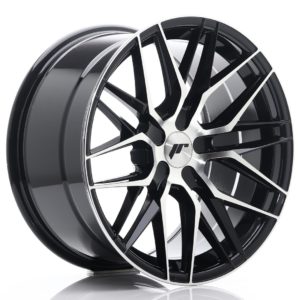 JR Wheels JR28 18x9,5 ET20-40 5H (Custom PCD) Gloss Black Machined Face