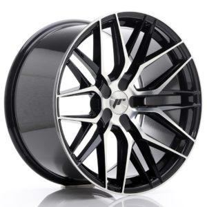 JR Wheels JR28 19x10,5 ET20-40 5H (Custom PCD) Gloss Black Machined Face