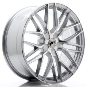 JR Wheels JR28 20x8,5 ET20-40 5H (Custom PCD) Silver Machined Face