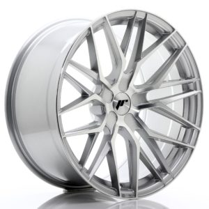 JR Wheels JR28 20x10 ET20-40 5H (Custom PCD) Silver Machined Face