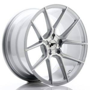 JR Wheels JR30 19x9,5 ET20-40 5H (Custom PCD) Silver Machined Face