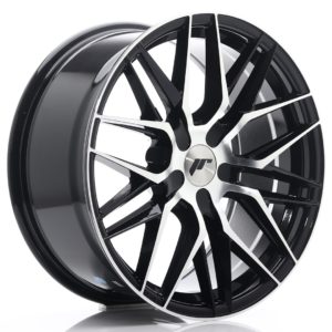 JR Wheels JR28 18x8,5 ET40 5H (Custom PCD) Gloss Black Machined Face