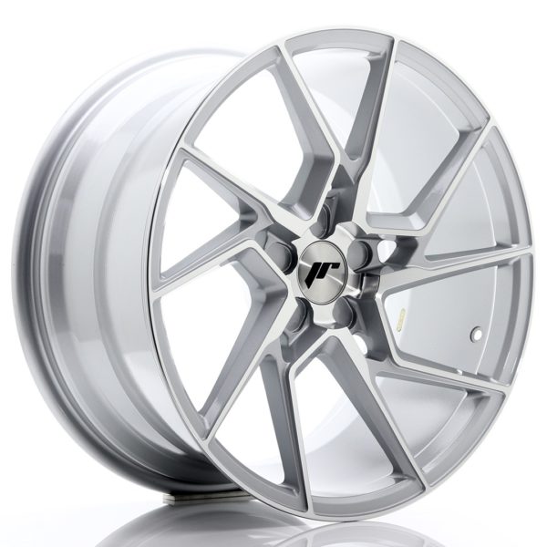 JR Wheels JR33 19x9,5 ET20-45 5H (Custom PCD) Silver Machined Face