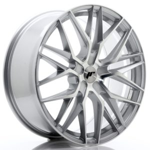 JR Wheels JR28 21x9 ET15-45 5H (Custom PCD) Silver Machined Face