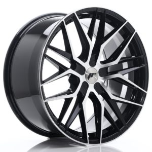 JR Wheels JR28 21x10,5 ET15-55 5H (Custom PCD) Gloss Black Machined Face