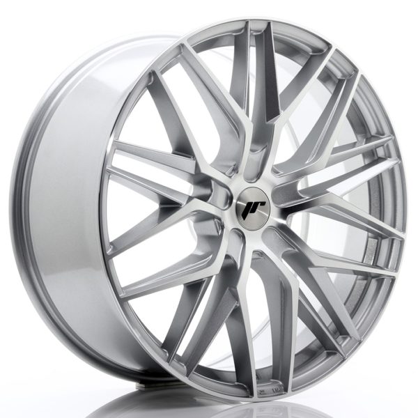 JR Wheels JR28 22x9 ET30-45 5H (Custom PCD) Silver Machined Face