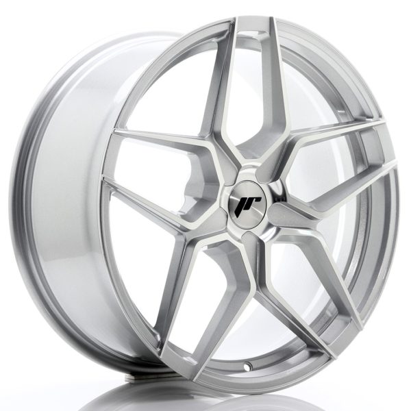 JR Wheels JR34 19x8,5 ET20-40 5H (Custom PCD) Silver Machined Face