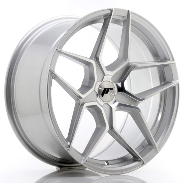 JR Wheels JR34 19x9,5 ET20-40 5H (Custom PCD) Silver Machined Face